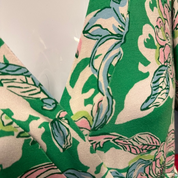 Lilly Pulitzer Sailynn Romper - Spearmint Blossom Views (Size XXS) - Picture 3 of 11